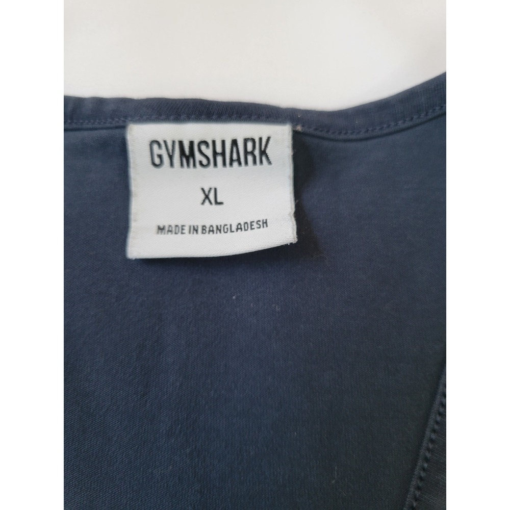 Gymshark Mens XL Navy Blue Stringer Tank Top Racerback Gym Training Fitness - Picture 3 of 9